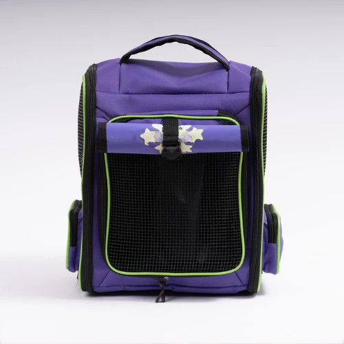 Yıkanabilir Plastik Fileli Kedi Köpek Taşıma Çantası Torik Model - 6