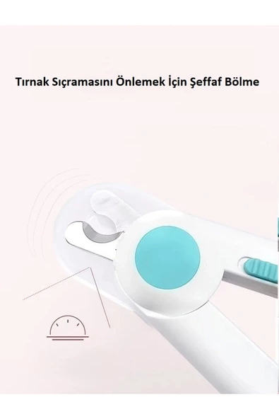 Yüksek Hassasiyetli LED Işıklı Evcil Hayvan Tırnak Makası ve Törpü Ergonomik Tasarım ve Kaymaz Tutuş - 5