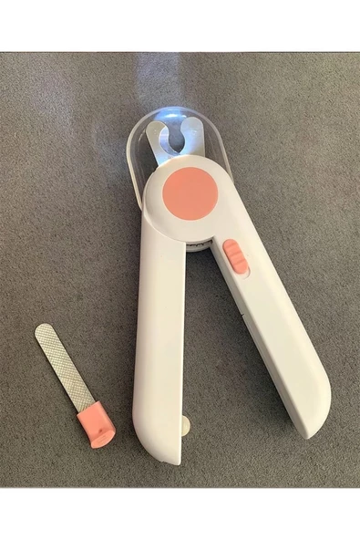 Yüksek Hassasiyetli LED Işıklı Evcil Hayvan Tırnak Makası ve Törpü Ergonomik Tasarım ve Kaymaz Tutuş ürün görseli 1