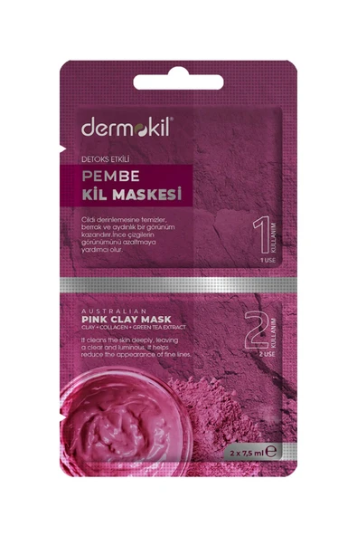 Dermokil Detoks Etkili Pembe Kil Maske 15 ml