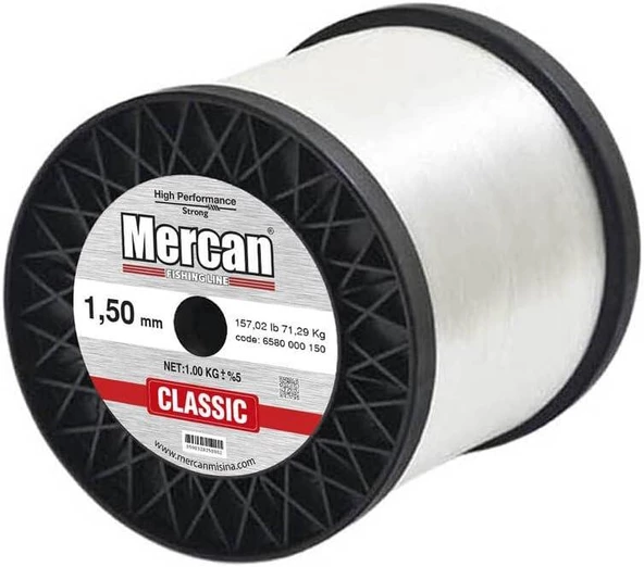 Mercan 1kg Bobin Beyaz Misina - 2