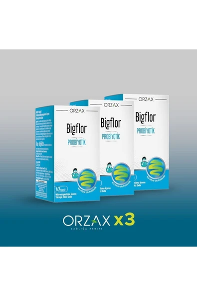 Ocean Bigflor Probiyotik 10 Kapsül x 3 Paket