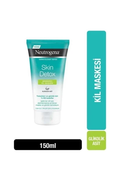 Neutrogena Skin Detox Arındırıcı Kil Maskesi 150 ml