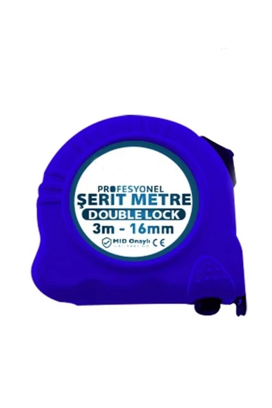 SPRENDA  Profesyonel Çelik Şerit Metre  3 m 16 mm