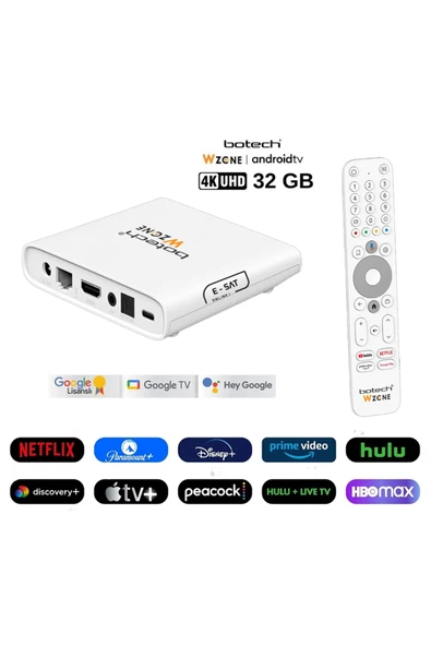 Botech Wzone 32 GB 4K Android TV Box