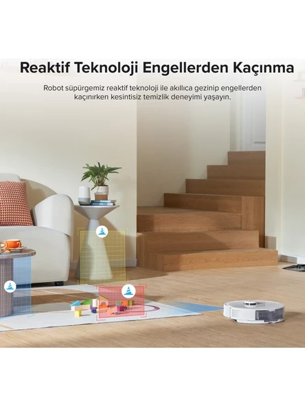 Roborock Q8 Max Plus Çöp Istasyonlu Akıllı Robot Süpürge Siyah - 5