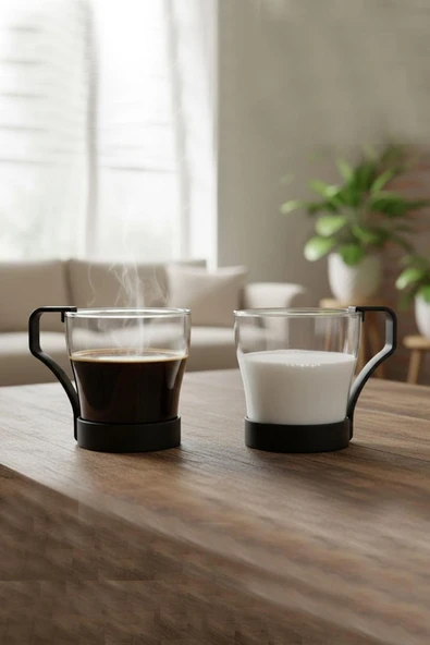 Paşabahçe 2 li  Kulplu Bardak Barista 420842 240 cc ürün görseli 1