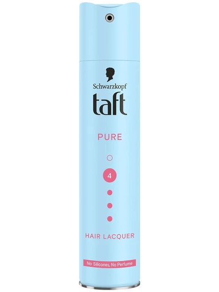 Taft Saç Spreyi 4-Pure 250ml Silikonsuz Parfümsüz