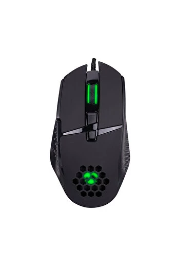 Everest RAGE-X1 Usb Siyah 8 Tuşlu Led Işıklı 6400dpi Gaming Oyuncu Mouse