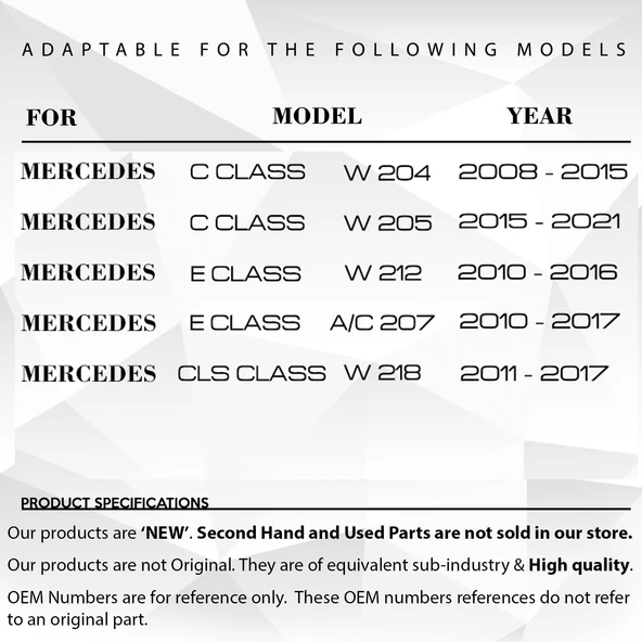 Mercedes C Class W204, W205, W212, W218 için Sunroof Düğmesi(BEJ) - 8