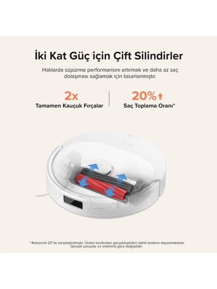 Roborock Q8 Max Plus Çöp Istasyonlu Akıllı Robot Süpürge Siyah - 7