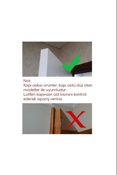 Metal Modern Desenli Çok Amaçlı Metal Kapı Arkası Askılığı Siyah - 7
