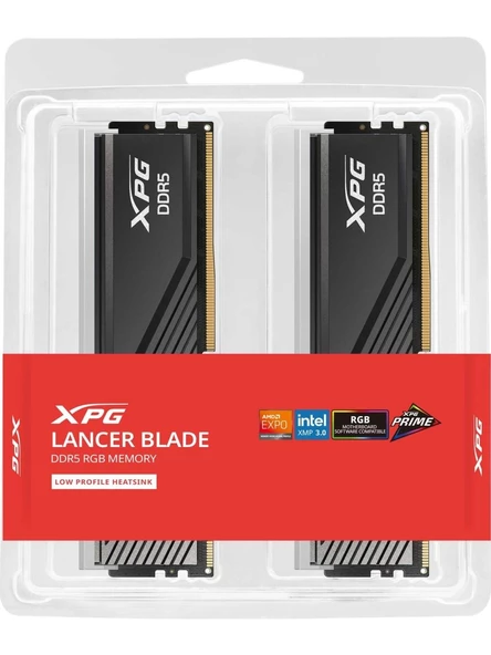 XPG Lancer Blade RGB 32 GB (2x16) 6000 MHz CL30 AX5U6000C3016G-DTLABRBK DDR5 Ram - 4