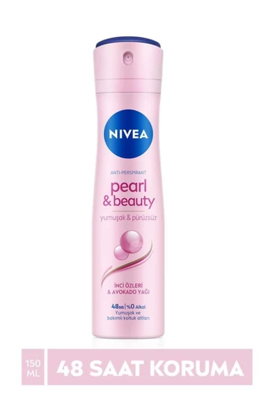 Nivea Pearl&Beauty Kadın Sprey Deodorant 150 ML-3adet - 2