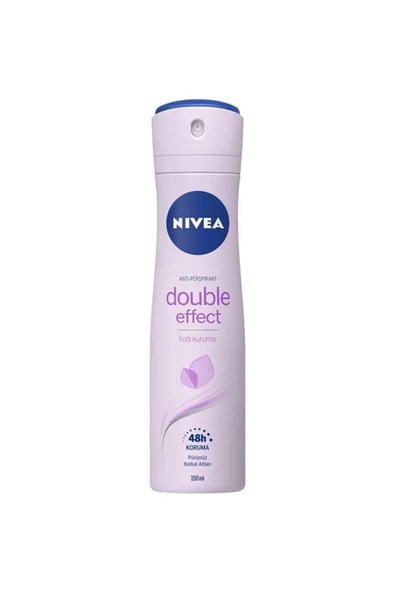 Nivea Double Effect Mor Düşler Sprey Kadın Deodorant 3 x 150 ML - 3