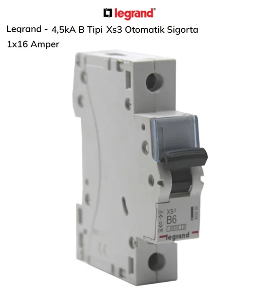 16 AMPER LEGRAND XS SERİ  B TİPİ OTOMATİK SİGORTA