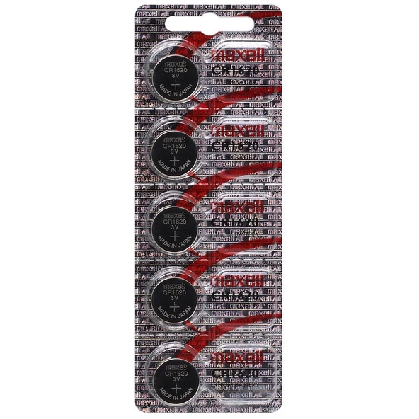 Maxell CR1620 3V Lityum Düğme Pil 5'li Paket - 1