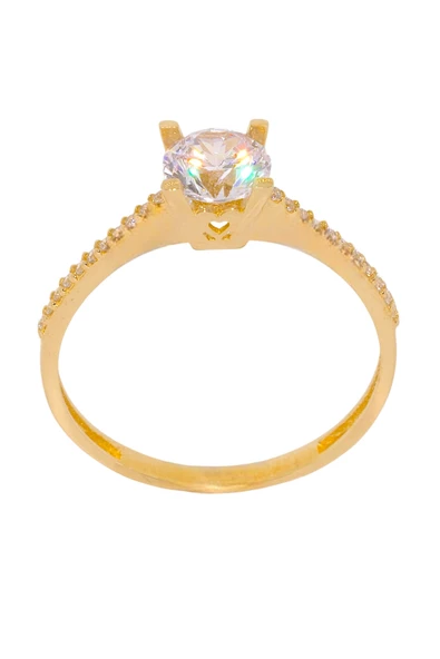 Cigold Tektaş Yüzük 14 Ayar Altın 1,53 Gr OA-K21501028866