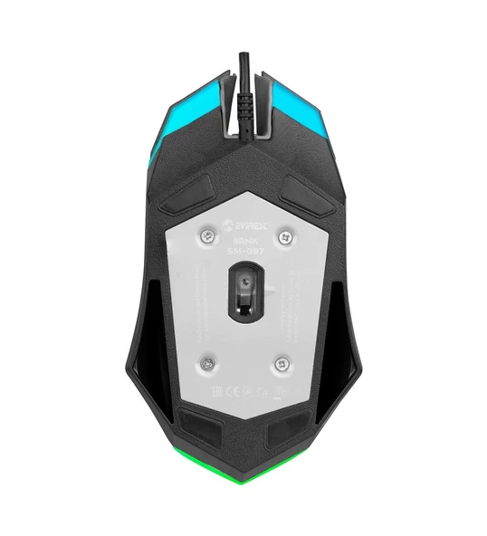 Everest SM-G97 GANK Usb Siyah Rainbow Aydınlatmalı Gaming Oyuncu Mouse - 2