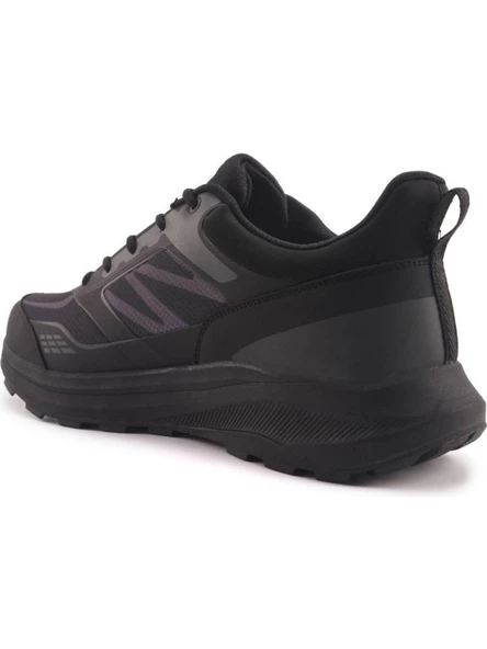 LOTTO PAULO 4PR SİYAH SU GEÇİRMEZ WATERPROFF COMFORT ANATOMİK SPOR AYAKKABI - 4