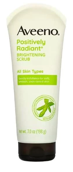 AVEENO Positively Radiant Cilt Aydınlatıcı Peeling Günlük Yüz Peelingi Nem Zengini 7.0 oz 198gr