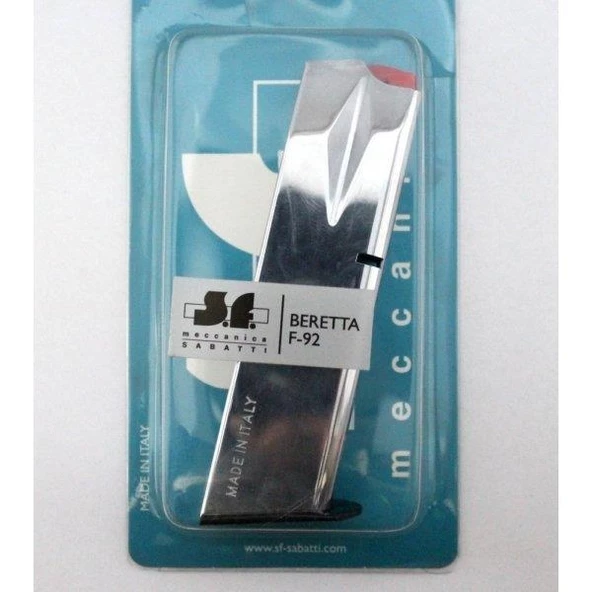 Sabatti Beretta F92 Yedek Şarjör 15+1 Beyaz