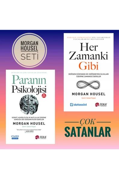 Scala Yayıncılık Paranın Psikolojisi - Her Zamanki Gibi 2'li Set - Morgan Housel