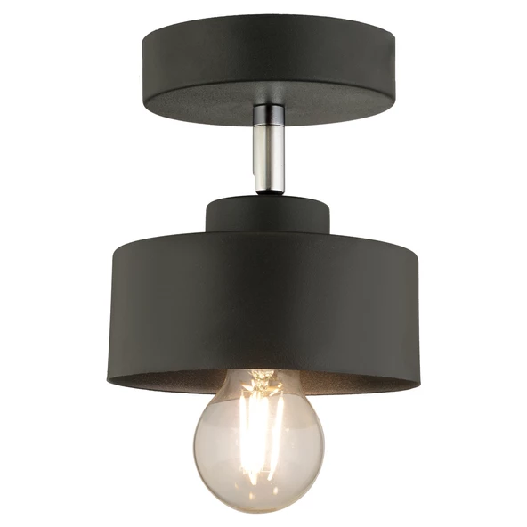 Apliqa Meriç Tekli Siyah Plafonyer Modern Retro Genç Odası Mutfak Salon Avize - Resim 3