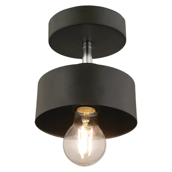 Apliqa Meriç Tekli Siyah Plafonyer Modern Retro Genç Odası Mutfak Salon Avize - Resim 2