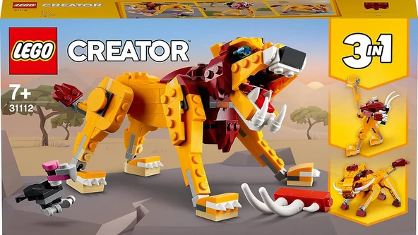 LEGO 31112 Creator Serisi Vahşi Aslan