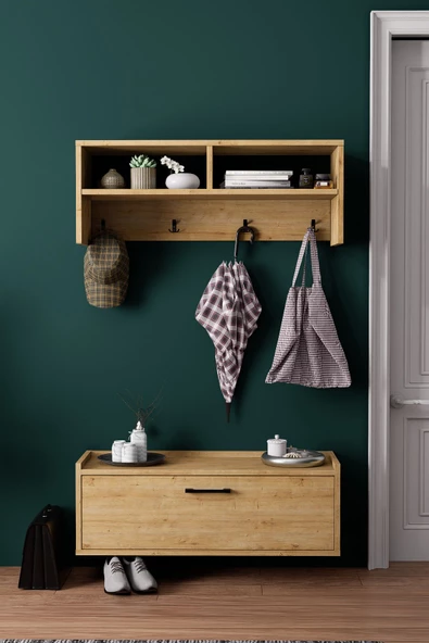 LİFEDECO PORTMANTO 90 CM 2 Lİ SET LD-5000-M1R18FS90