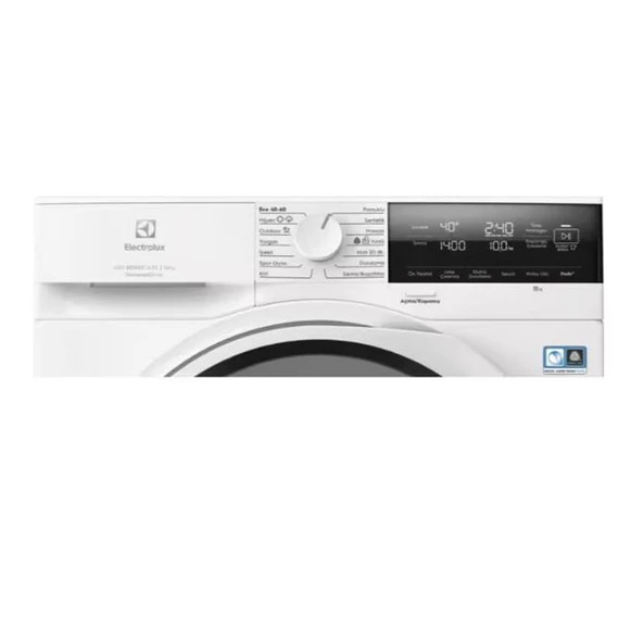 Electrolux EW6F3414UT 10 Kg 1400 Devir Beyaz Çamaşır Makinesi - Resim 2