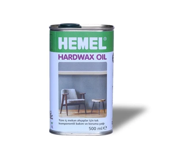 Hemel Hardwax Oil Bakım ve Koruma Yağı 500ml  Chocolate