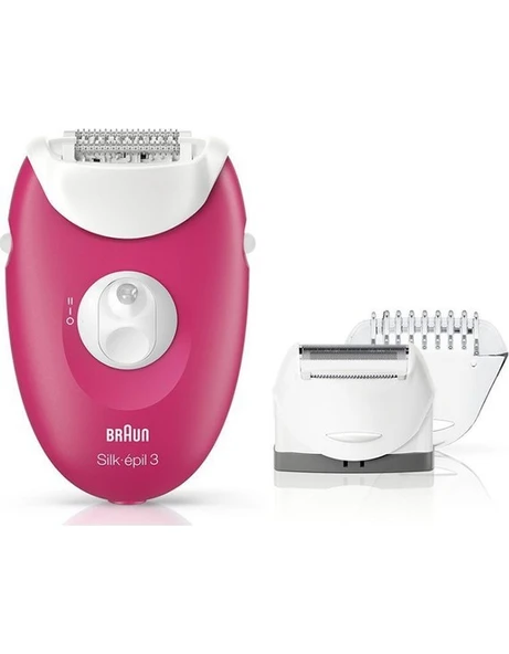 Braun Se 3273 Epilasyon Aleti Silk Epil 3 3-273 2 İn 1 Kablolu Tıraş Başlıklı Epilatör