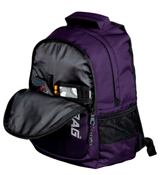 Jacbag Black Üç Bölmeli Günlük ve Seyahat Mor Sırt Çantası - 4