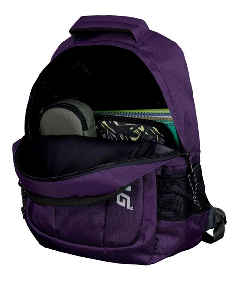Jacbag Black Üç Bölmeli Günlük ve Seyahat Mor Sırt Çantası - 3