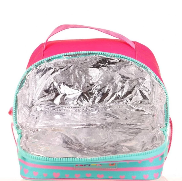 Kaukko Kids İki Gözlü Isı Yalıtımlı Kız Çocuk Sevimli Koala Yeşil Beslenme Çantası - Resim 2