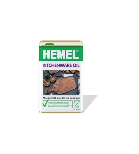 Hemel Kitchenware Oil Ahşap Mutfak Gereçleri Yağı Şeffaf 175ml  1lt