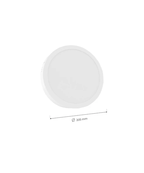 18W Sıva Üstü Yuvarlak Led Panel Gün Işığı 4000K - 2