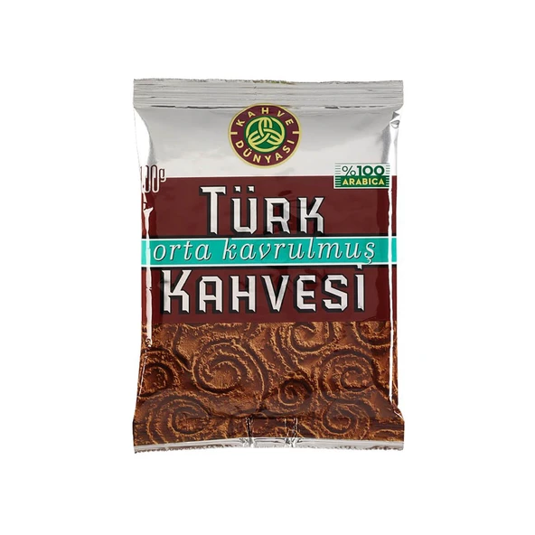Kahve Dünyası Orta Kavrulmuş Türk Kahvesi 100 gr - 10 lu - 3