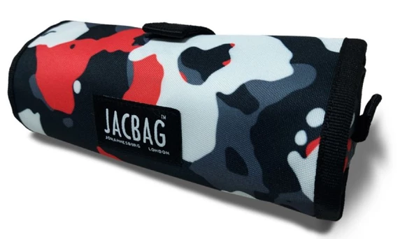 Jacbag Kırmızı Kamuflaj Senior Sanatsal Rulo Organizer Kalem Çantası (Erkek) ürün görseli