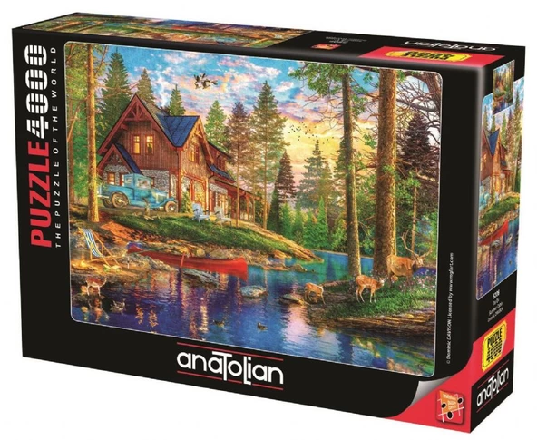 Anatolian 4000 Parça Taş Ev Puzzle