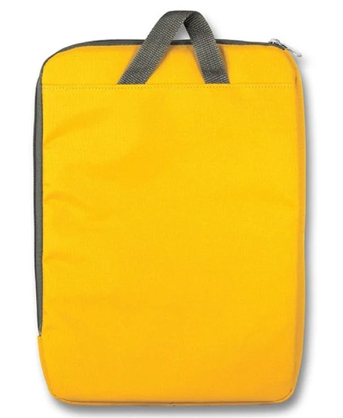 Cennec Dikey Hardal Kadın Tablet Çantası - Maksimum 10,9 inç İçin Uyumlu - 2