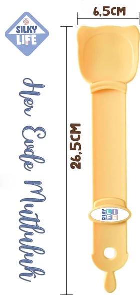 SilkyLife - Kedi / Köpek Krema Ödül Maması/Pastası Yedirme Kaşığı / 3renk - 6