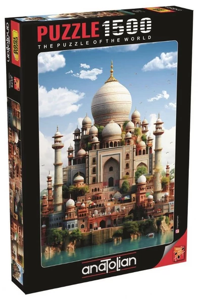 Anatolian 1500 Parça Tac Mahal Puzzle - Yasin Yaman - Resim 2