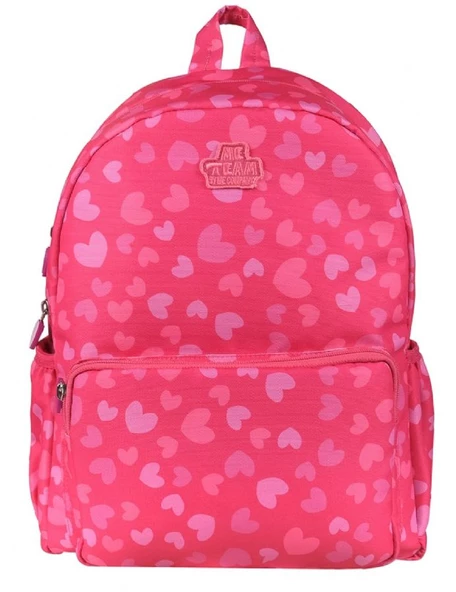 Me Team Love Pembe Kalpli Kız Çocuk Okul Çantası ürün görseli
