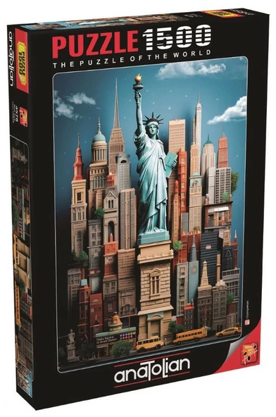 Anatolian 1500 Parça New York Puzzle - Yasin Yaman - Resim 2
