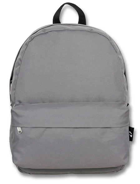 Cennec İki Gözlü Gri Su Geçirmez Kumaş Okul Günlük Seyahat Sırt Çantası - Çocuk Genç Yetişkin - Resim 2