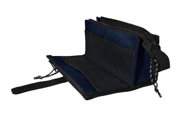 Jacbag Twin Masa Üstü Çift Bölmeli Kalem Çantası Lacivert - Resim 3