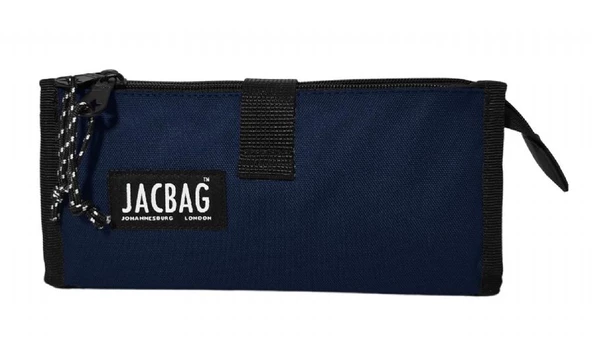 Jacbag Twin Masa Üstü Çift Bölmeli Kalem Çantası Lacivert - Resim 2